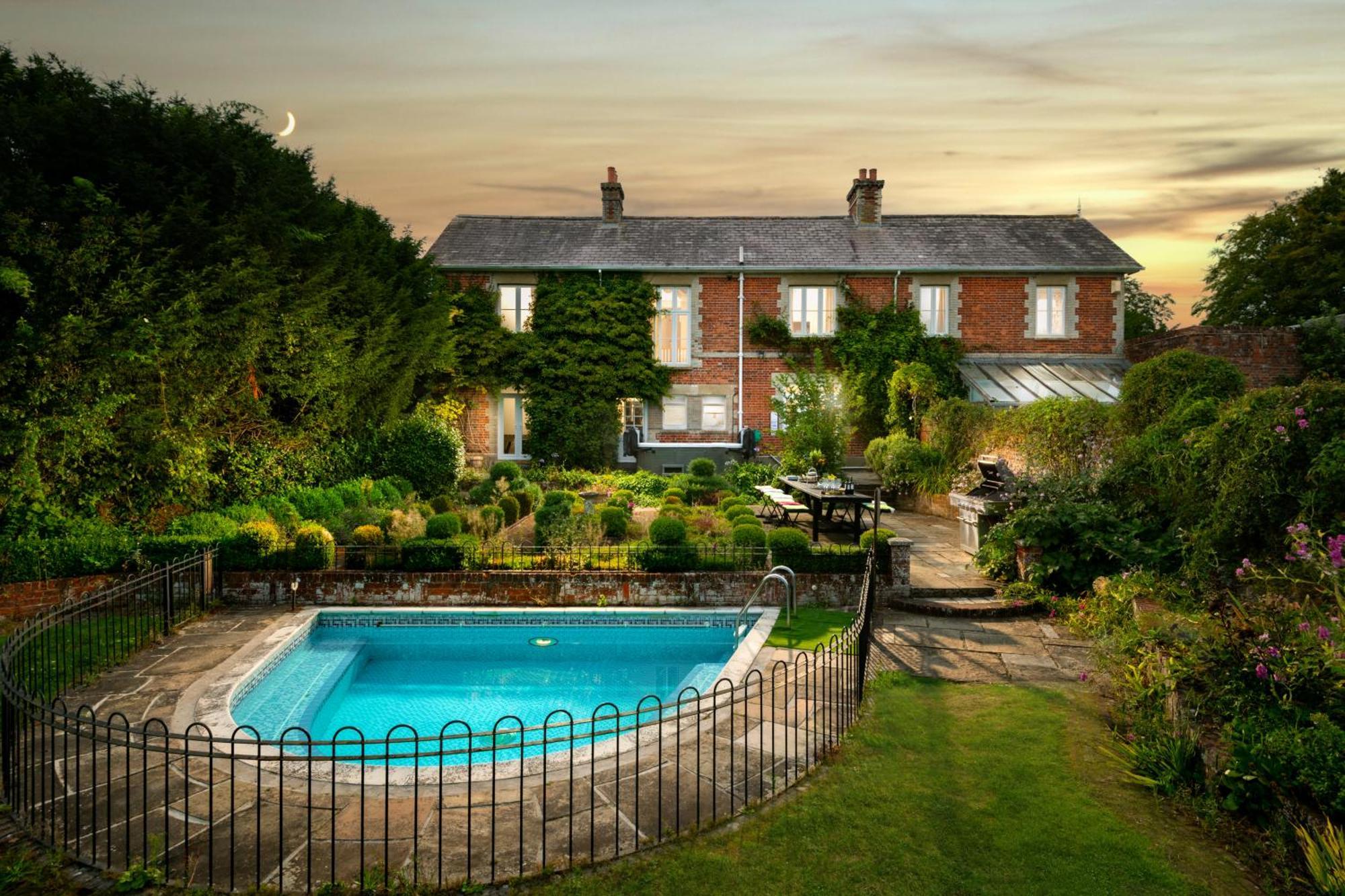 布兰德福德福鲁姆Downwood Vineyard Manor In Idyllic Countryside别墅 外观 照片
